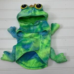 Dog costume green Frog Prince Small